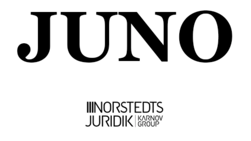 Bild med texten Juno, Norstedts juridik.